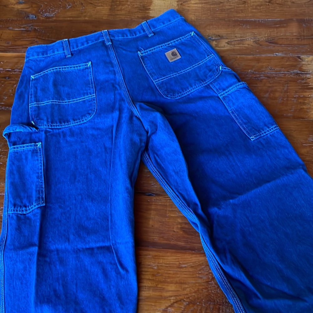🔨 Carhartt B13 Washed Denim Loose Fit Jean 35x30